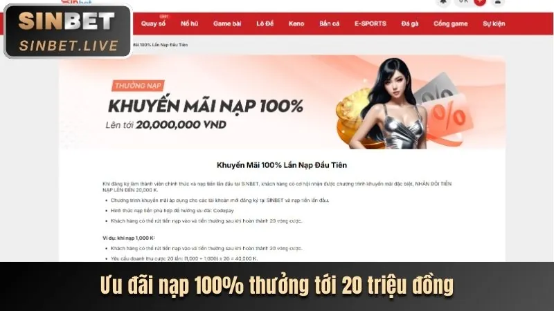 Ưu đãi chào mừng SC68